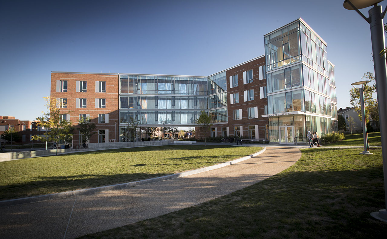 Viking Hall located on Central Campus. Our newest residence hall. 