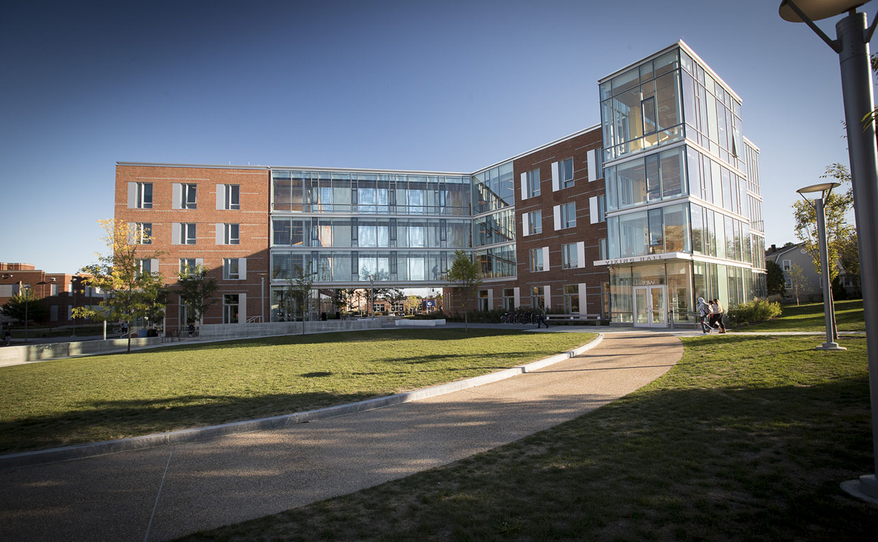Viking Hall located on Central Campus. Our newest residence hall.