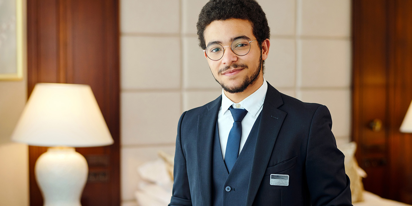Hotel Manager in a Hotel.