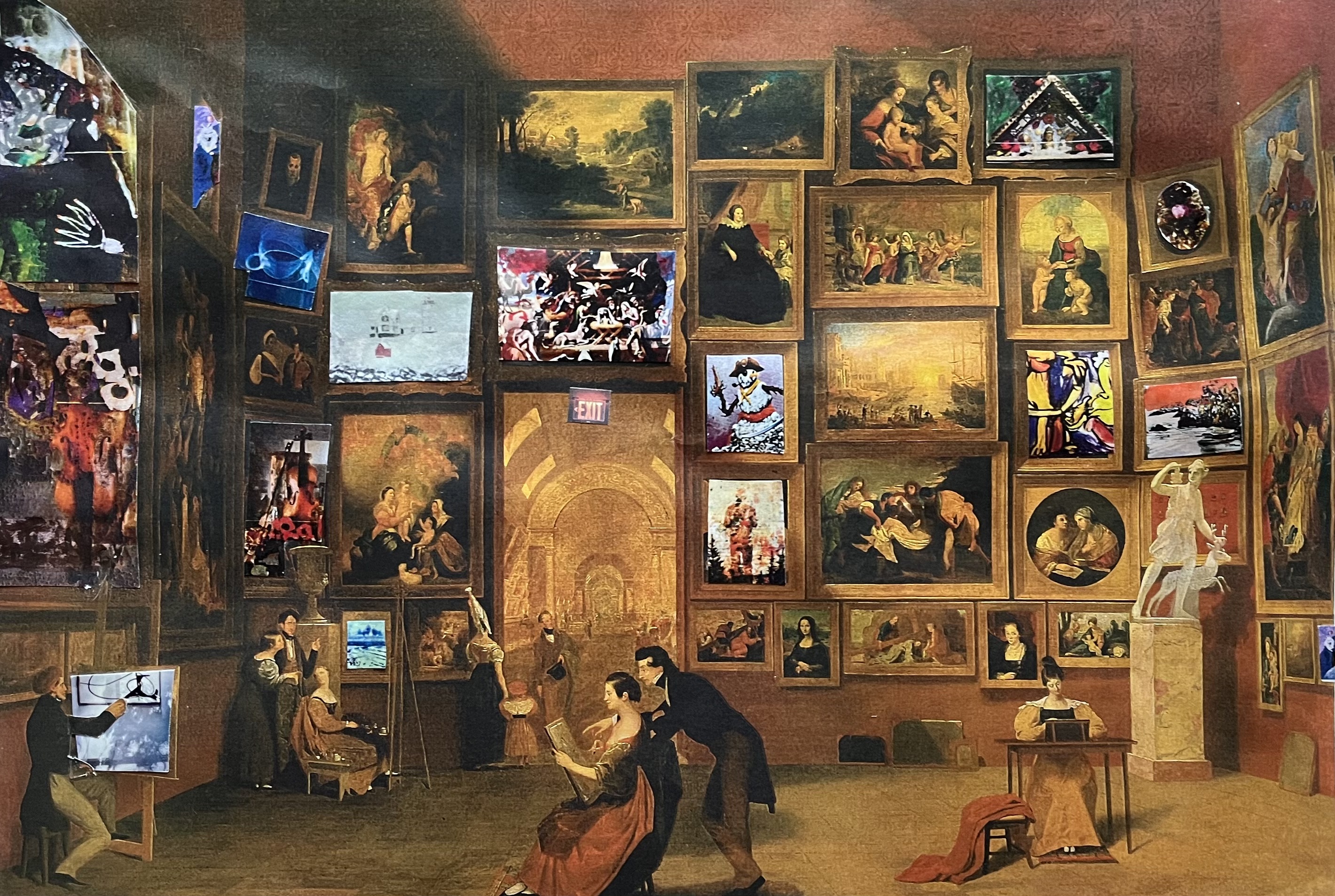 A gallery of varied art work