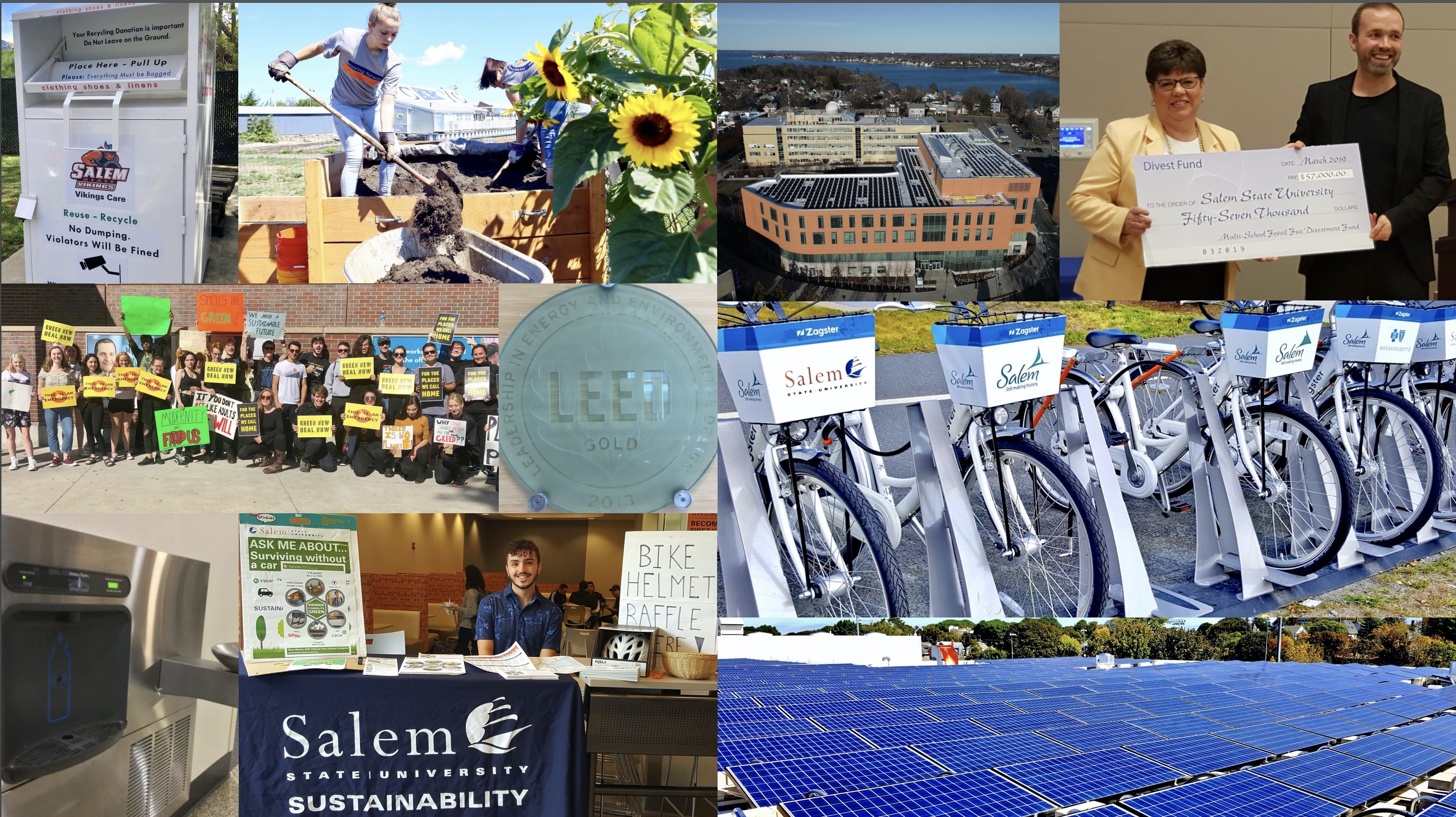 Sustainability collage