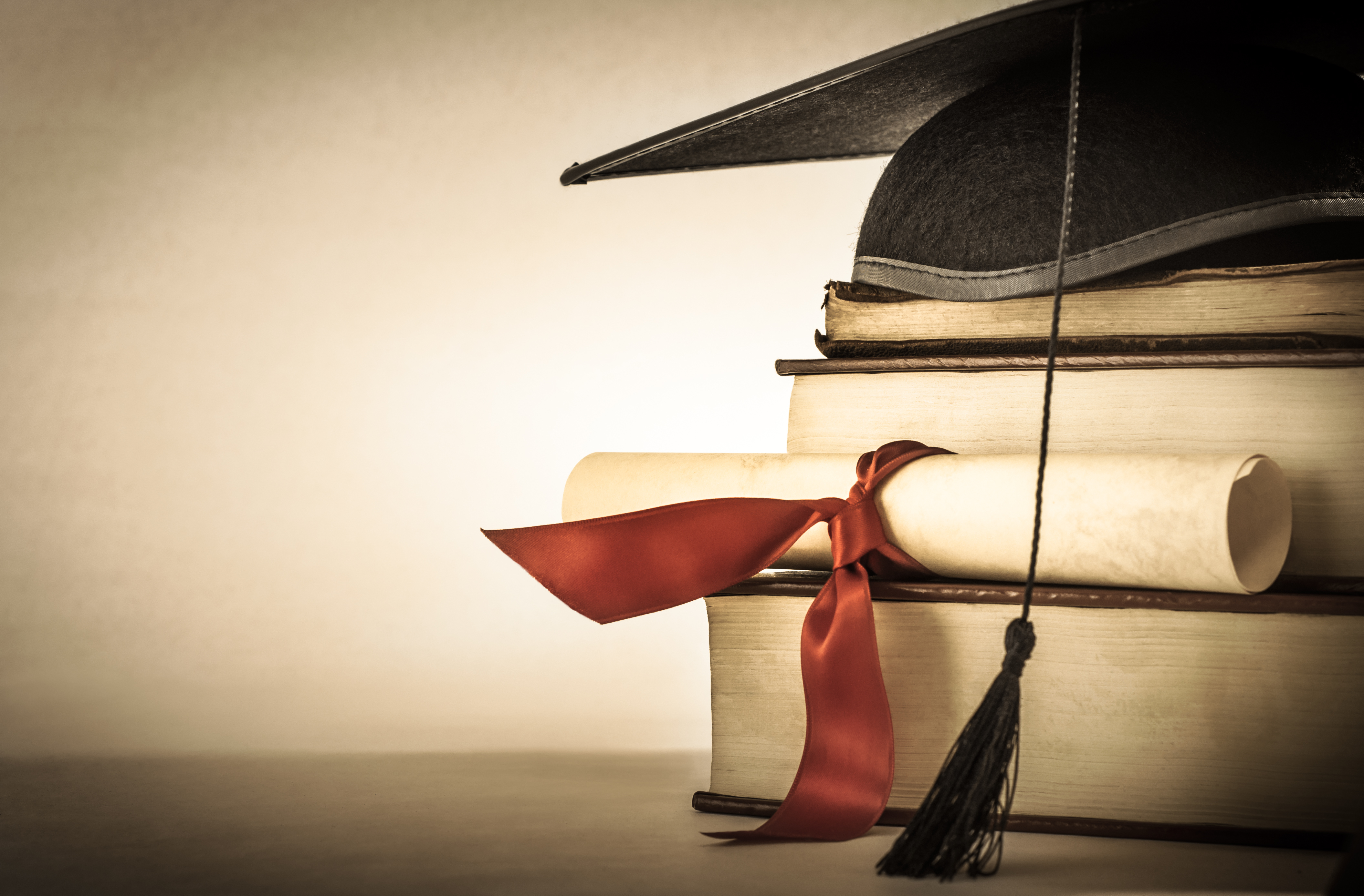 Graduation Cap & Books
