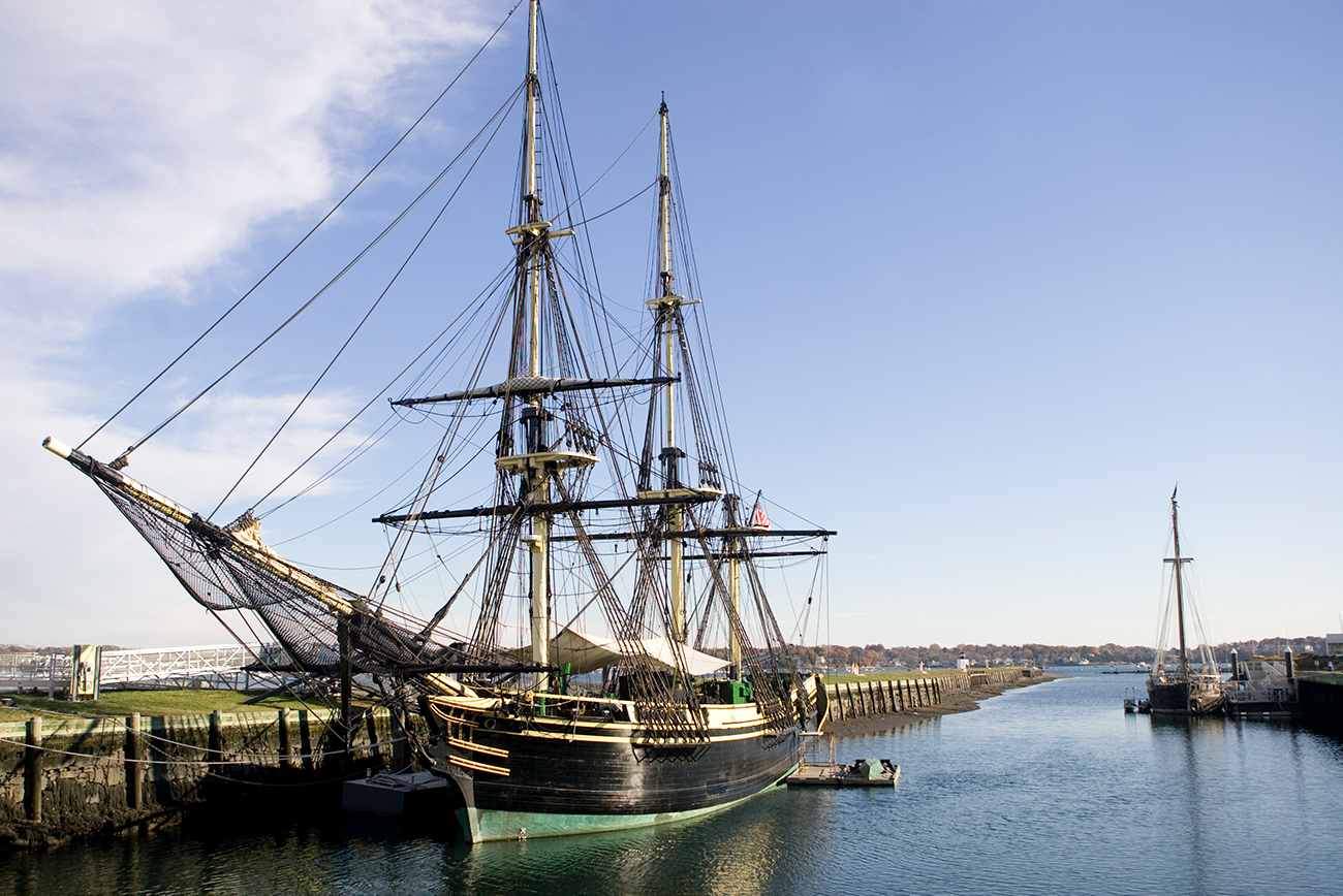 A ship at Derby Wharf