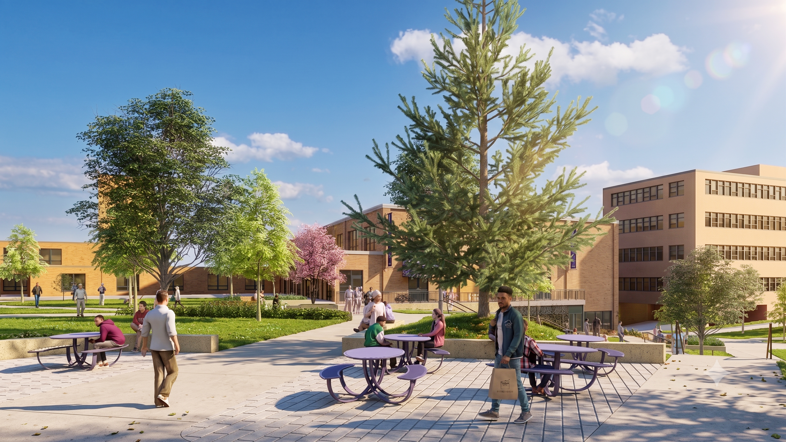 View at Horace Mann rendering