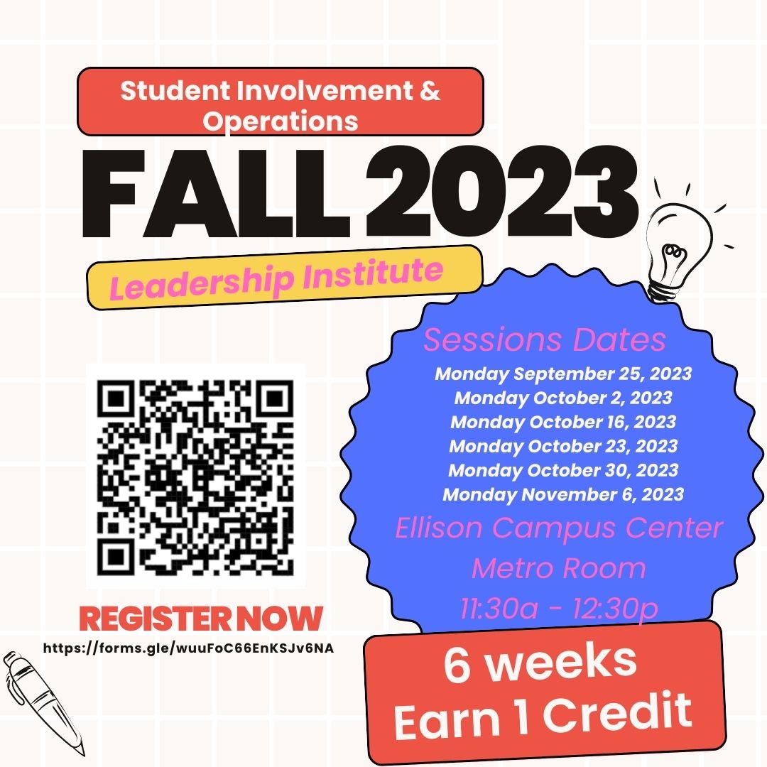 Leadership Institute Sign Up information and dates