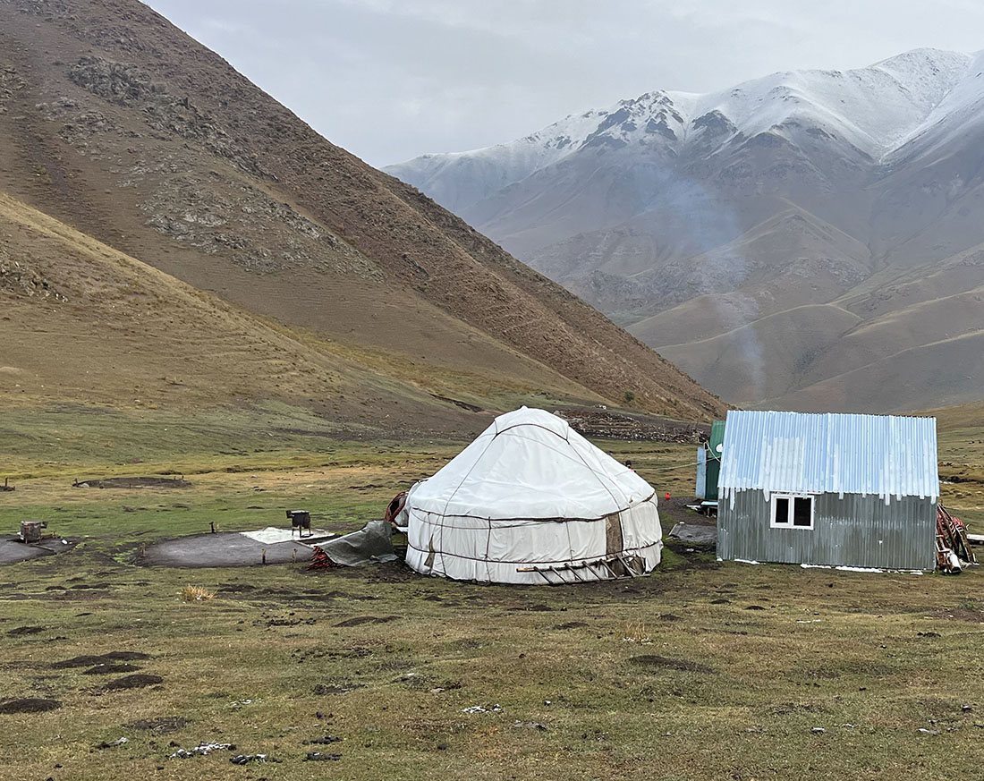 Shelter in the Tien Shan Mountains