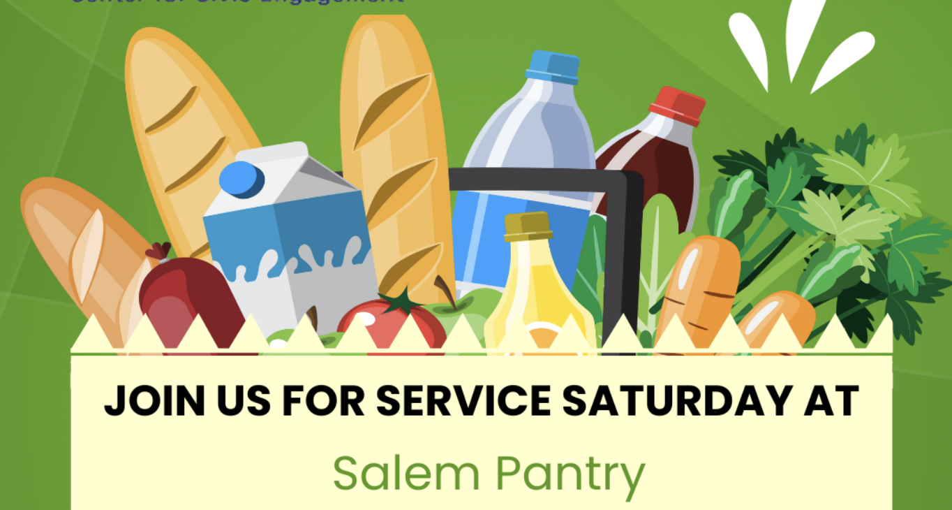Join us for Service Saturday at the Salem Pantry