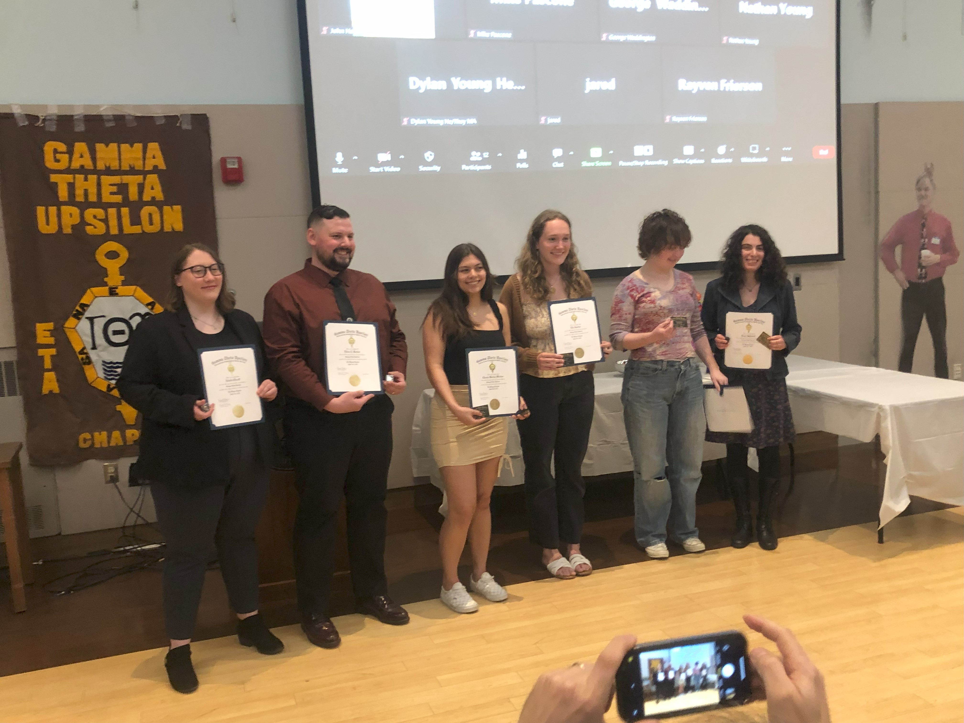 Geography and GIS Students and Faculty Recognized for Scholarship and