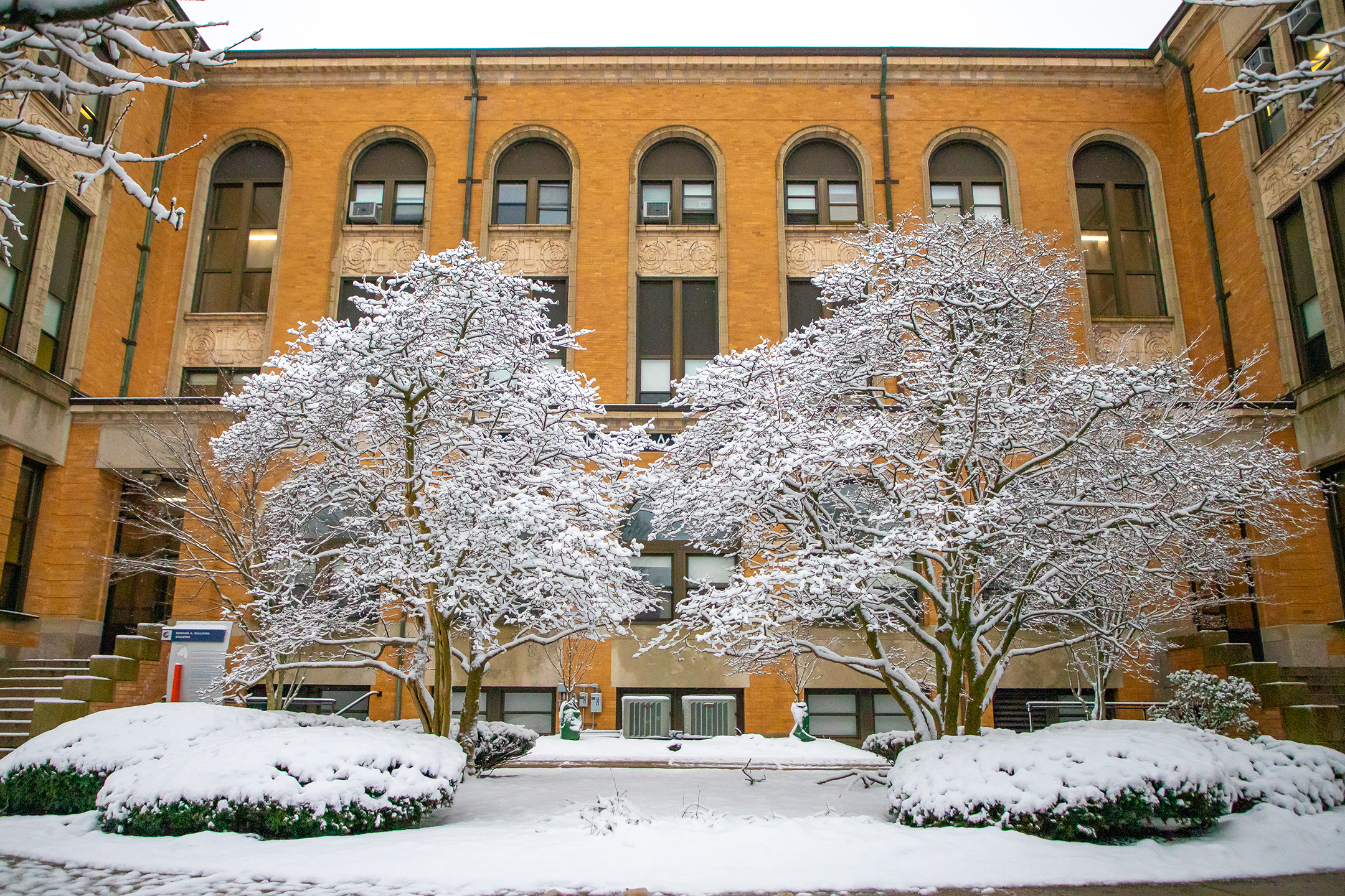 Winter on North Campus scene