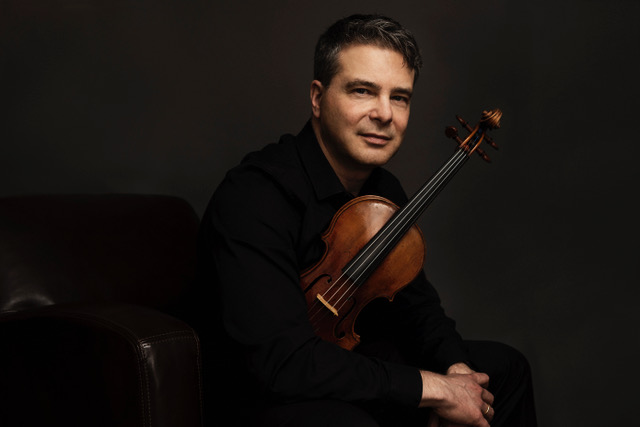 Robert Lehmann with violin