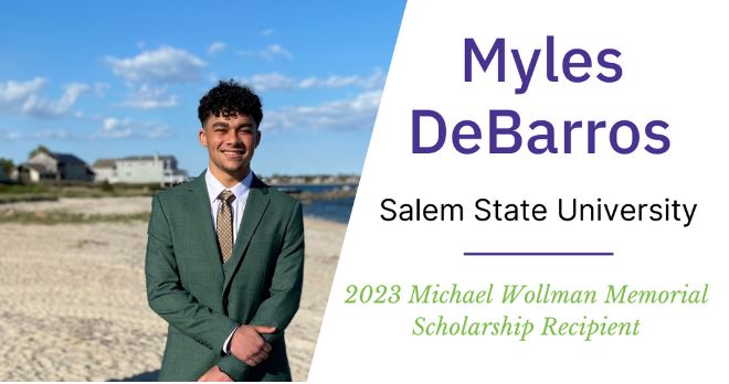 Miles DeBarros - 2023 Michael Wollman Memorial Scholarship Recipient