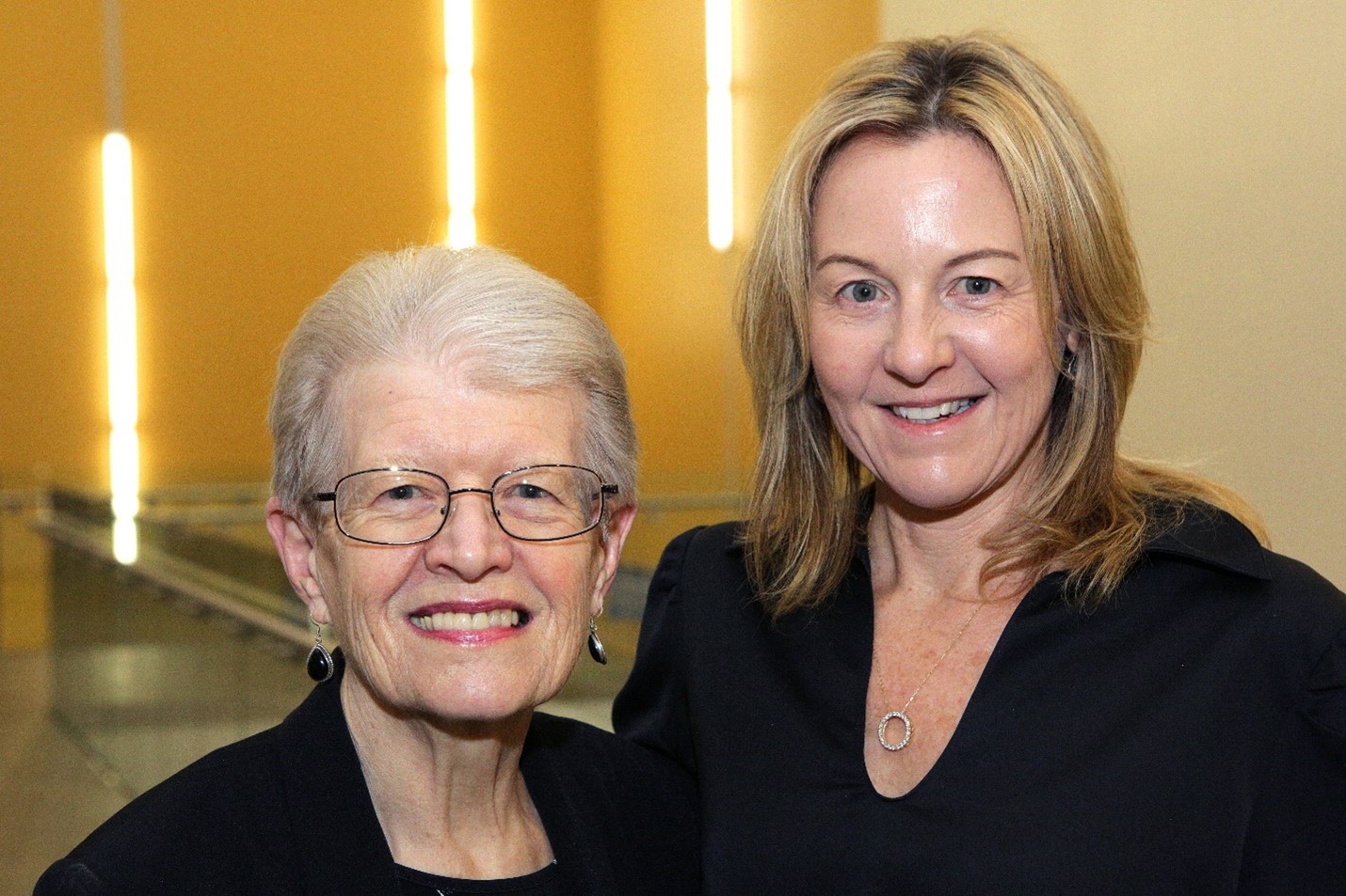 Former Foundation Chair Kathy Skrabut with current Chair Annalisa Di Palma