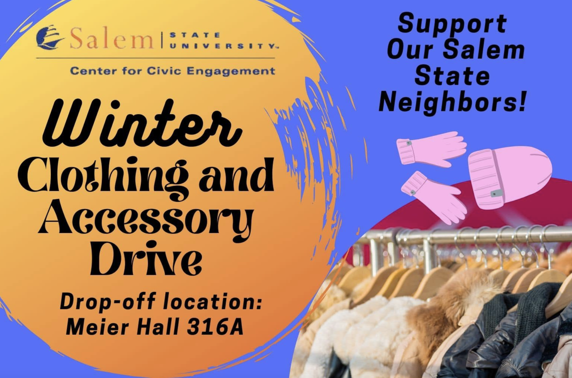 Please consider donating new or used items to families in need of winter clothi…