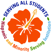 Serving all students Hibiscus Flower logo
