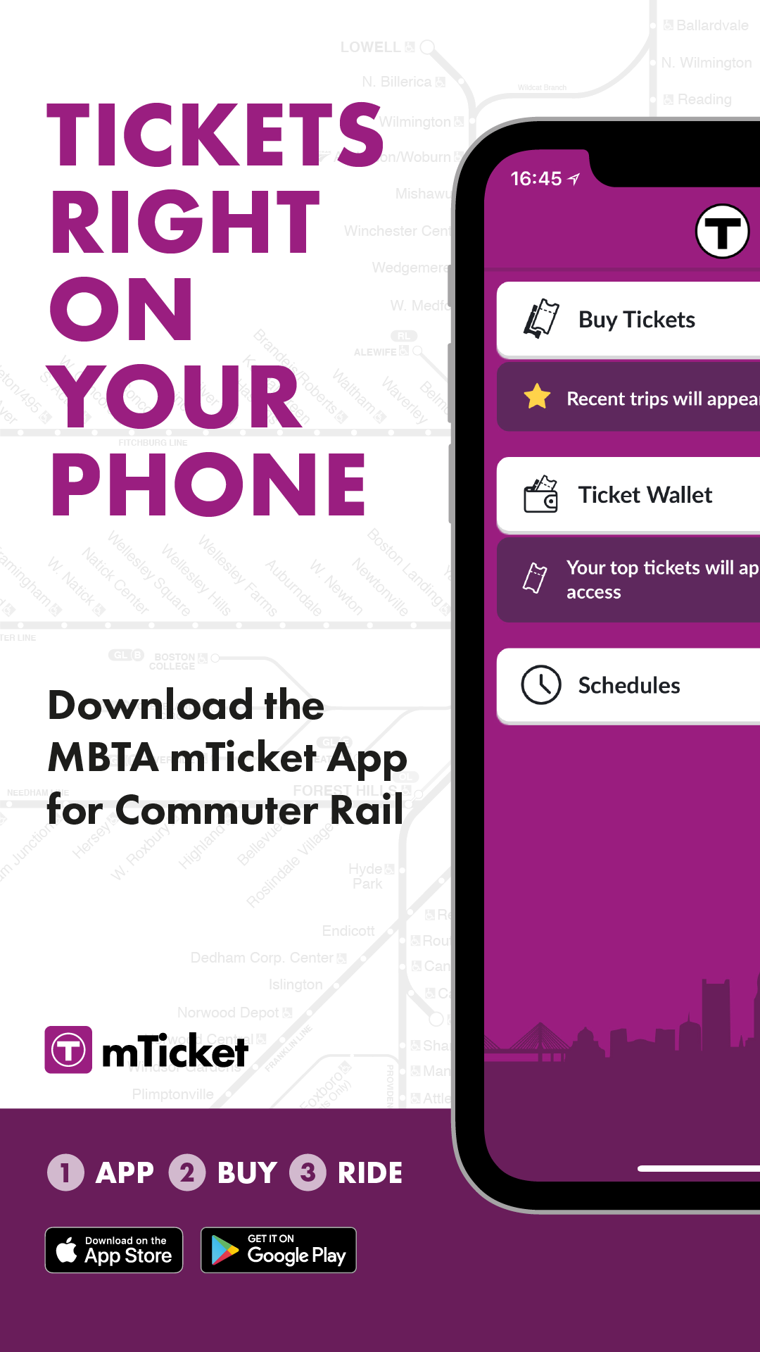 MBTA mTicket APP