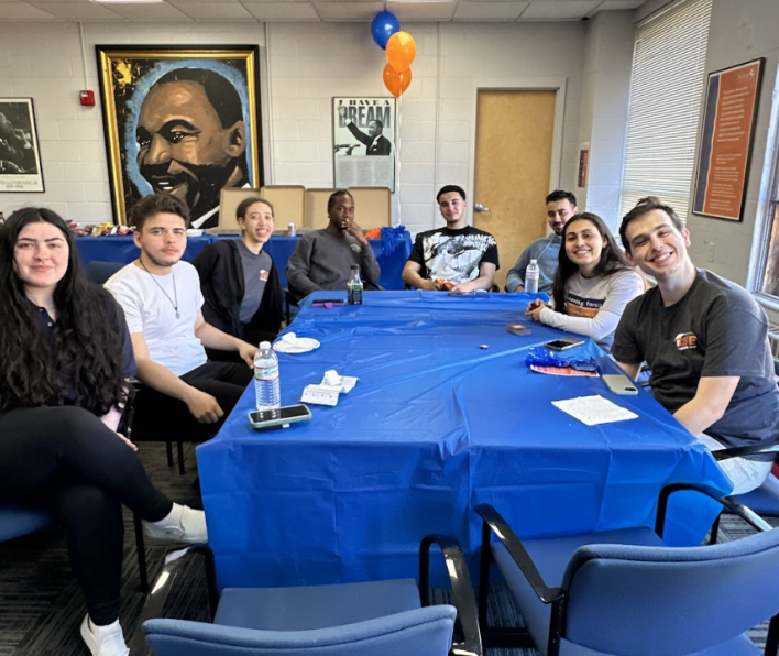 Salem State students at the first-gen celebration 
