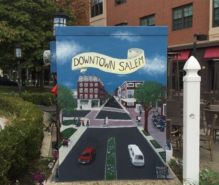 Mark Katz Art Box in downtown Salem