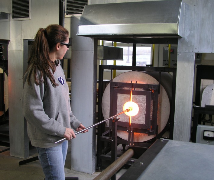 Glassblowing class