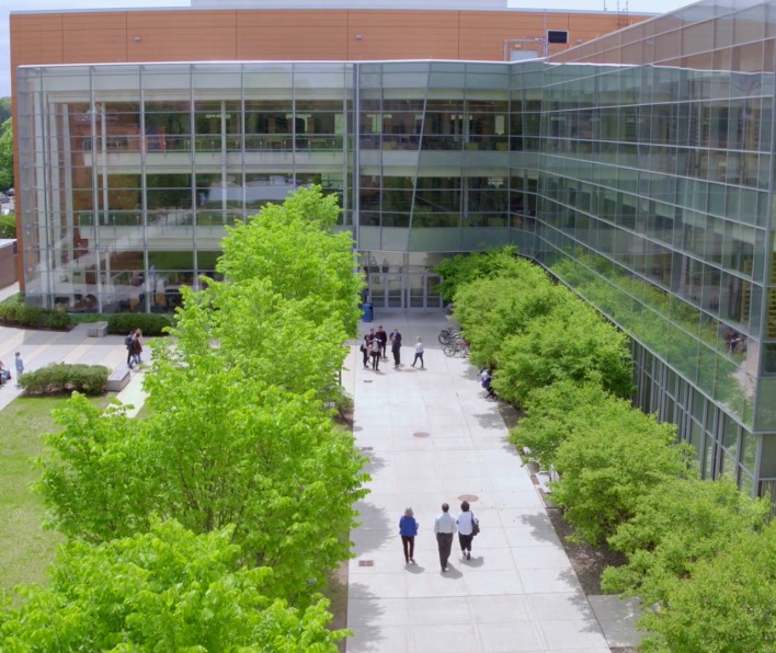 Campus by the Berry Library