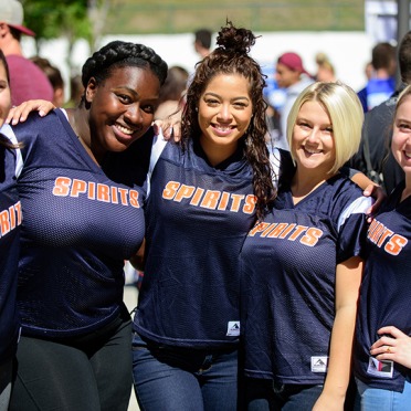 Student group at the Salem State student involvement fair