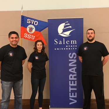 Student Veteran Organization leadership group photo