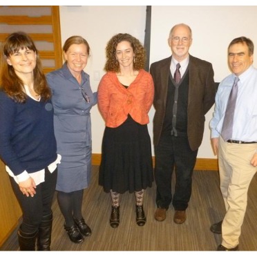 Associated faculty and staff from CHGS in a semicircle