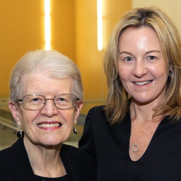 Former Foundation Chair Kathy Skrabut with current Chair Annalisa Di Palma