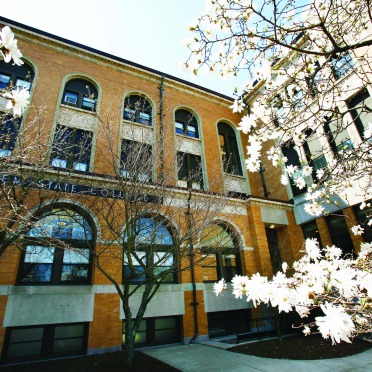 Sullivan Building in the Spring