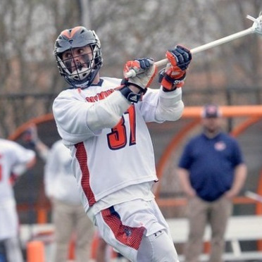Sam Cioffi playing lacrosse