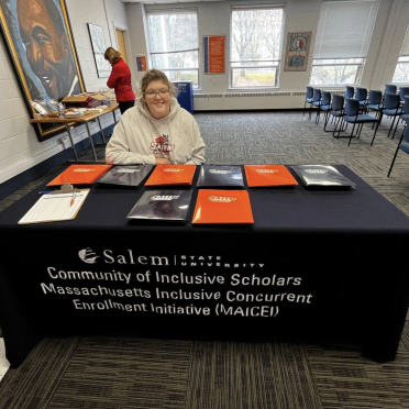 MAICEI Community of Inclusive Scholars tabling event