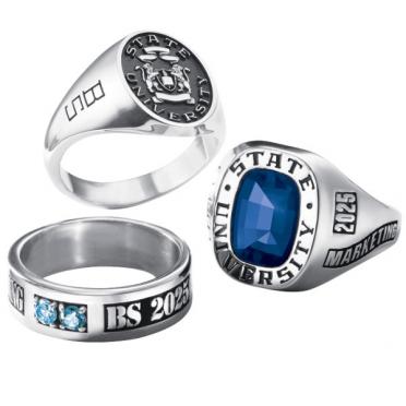 College rings from Jostens