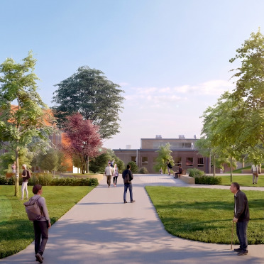 view at sullivan to lower quad