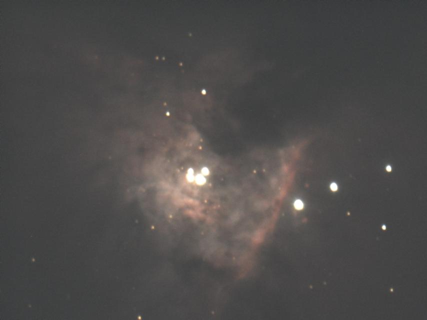 An image of a star cluster from Salem State's Collins Observatory.