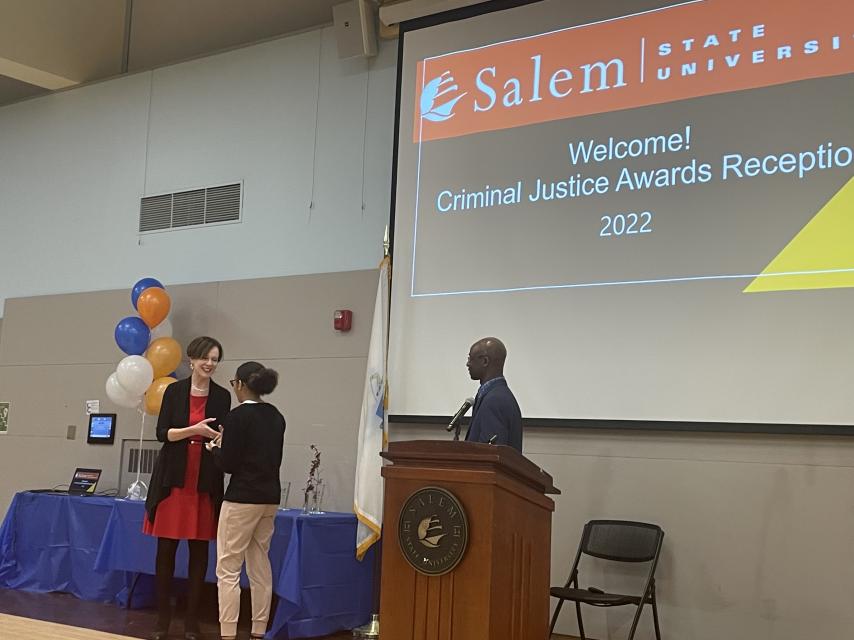 Photos from the 2022 Criminal Justice Awards at Salem State.