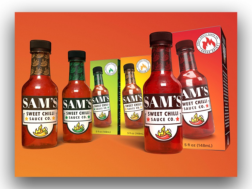 Eli Hernandez-Scales hot sauce Product Design