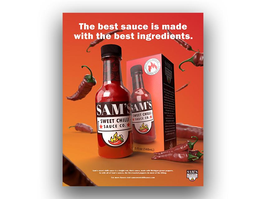 Eli Hernandez-Scales hot sauce Product Design
