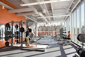 Strength area of the Gassett Fitness Center