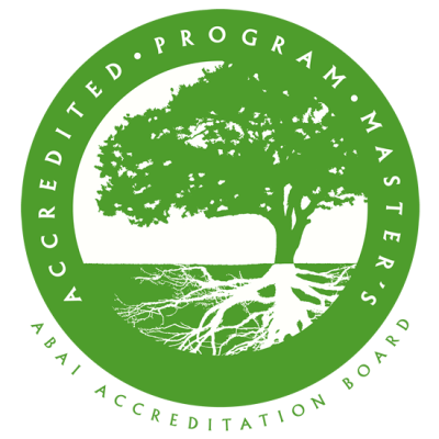ABAI Accreditation Board: accredited master's program logo
