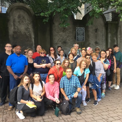 A group photo in Krakow, Poland