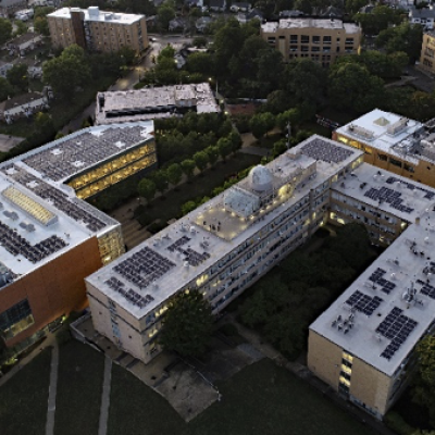 Ariel view of Salem State