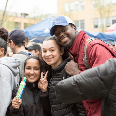 Students celebrate at Viking Warrior Day