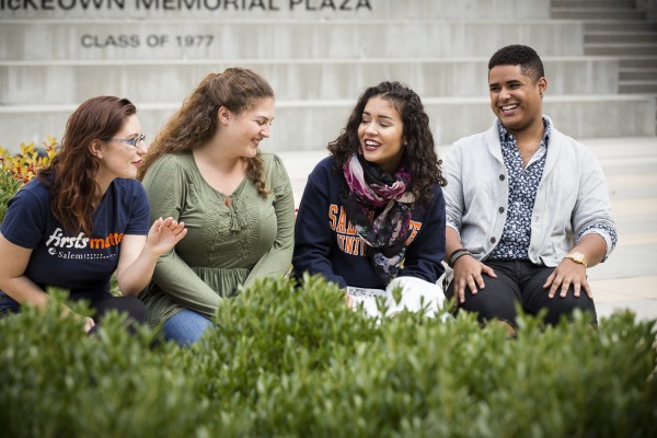 Students hanging out