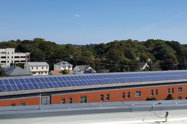 Atlantic Hall solar panels