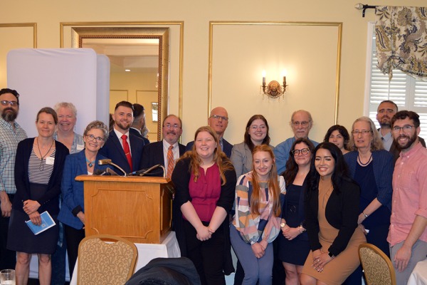 Former congressional interns at the 20th anniversary celebration