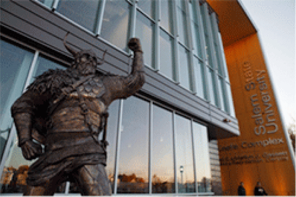 Viking Statue at Fitness Center