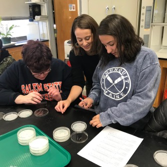 Students in lab