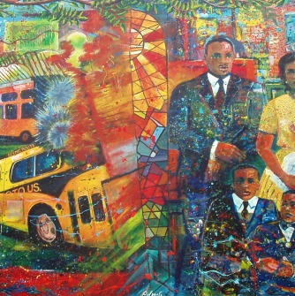 Atlanta MLK Jr. Montgomery Bus Boycott Mural