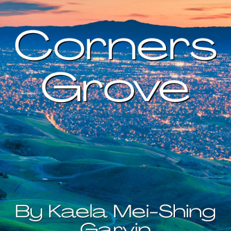 A sunset over the mountains showing Corner's Grove, A new play by Kaela-Mei-Shing Garvin