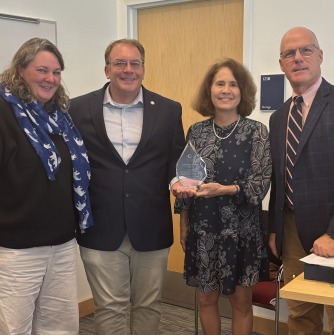 Salem State and DCR officials pose with the 2025 Community Partner Award