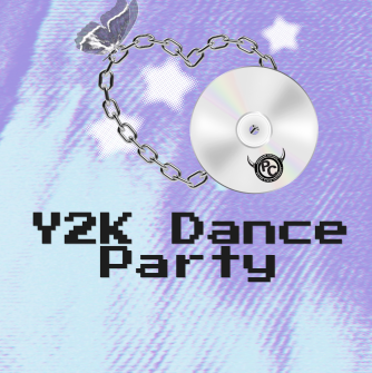 Year 2000 inspired image with CD and charm bracelet in the space of a heart 